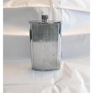 Vintage Silver Color Hip Flask 5.5'H